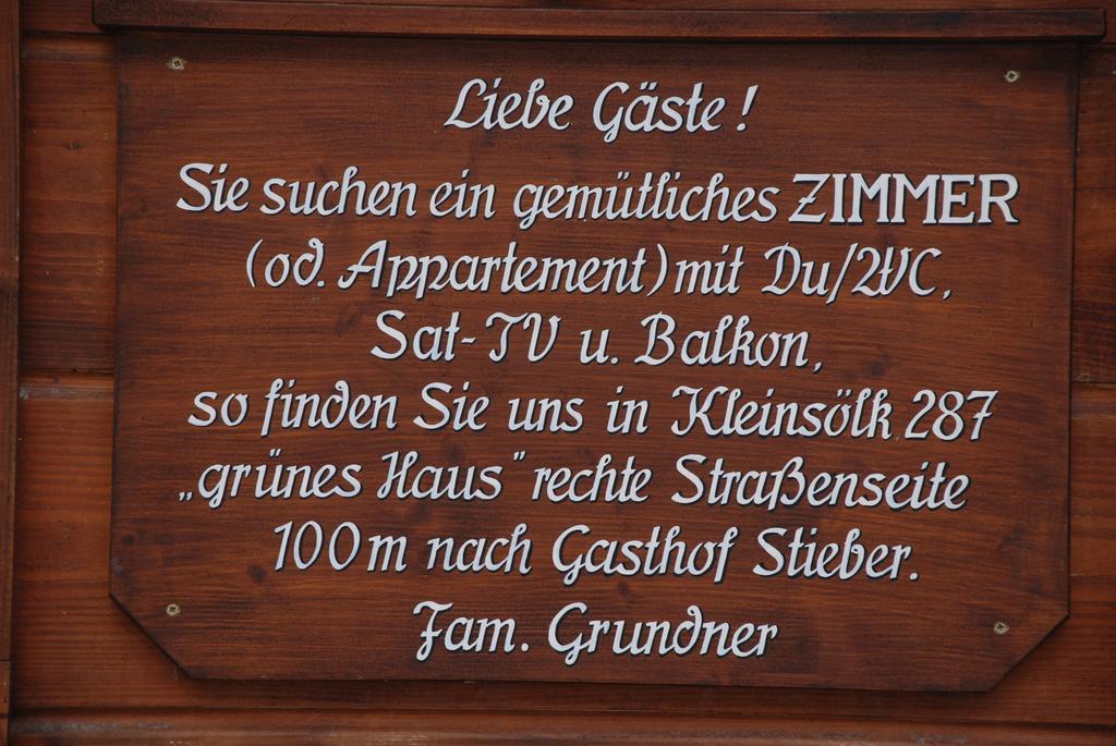 Appartement Grundner Großsölk エクステリア 写真